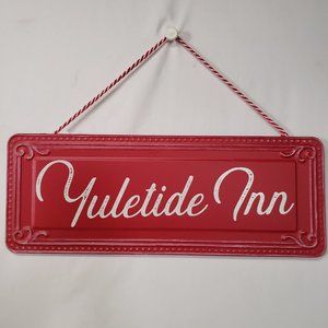 Rustic Christmas Sign Primitive Christmas Decor Yuletide Inn - NEW